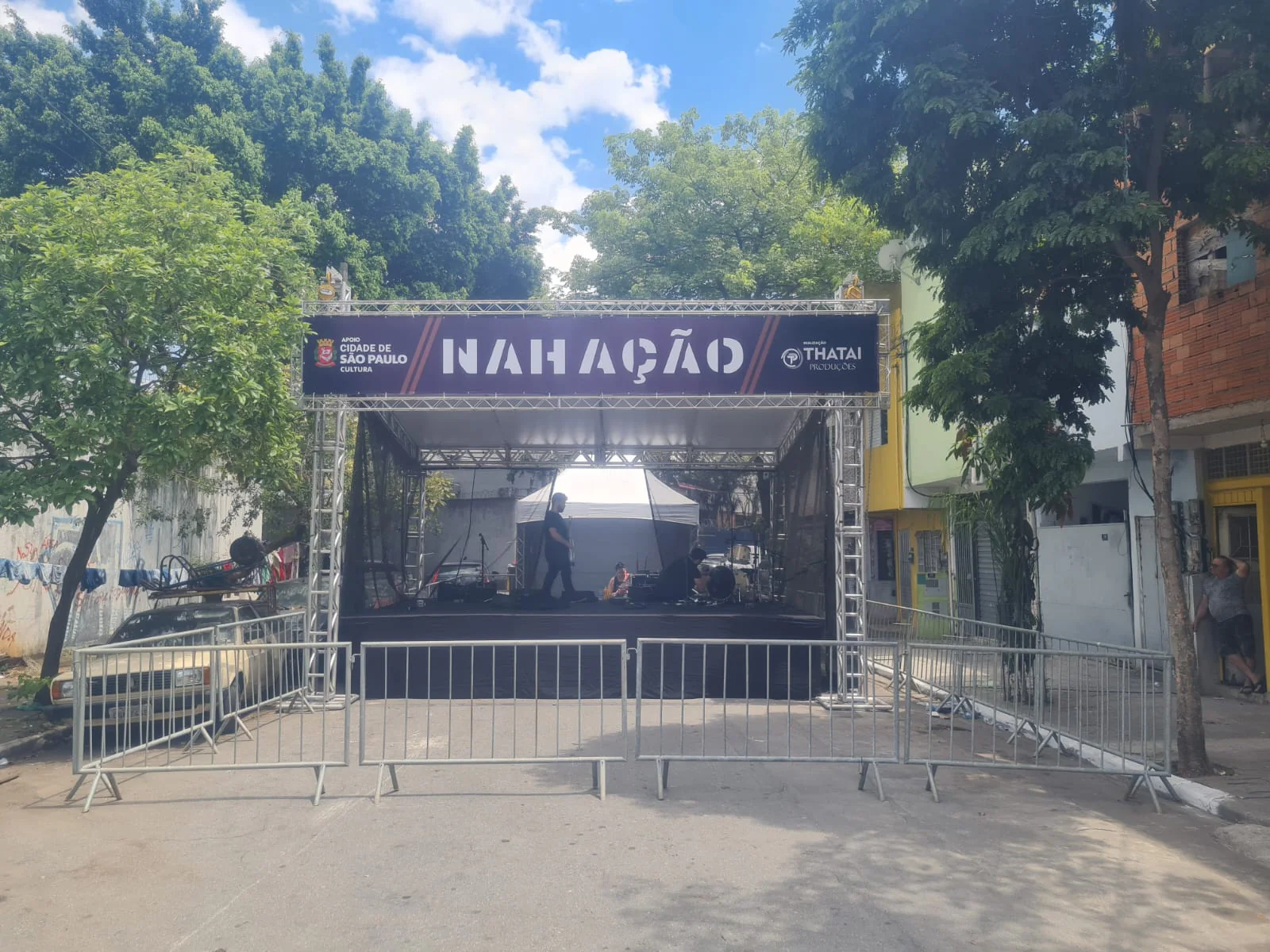 Palco Praticável em alumínio montado pela R2R Eventos — foto 2